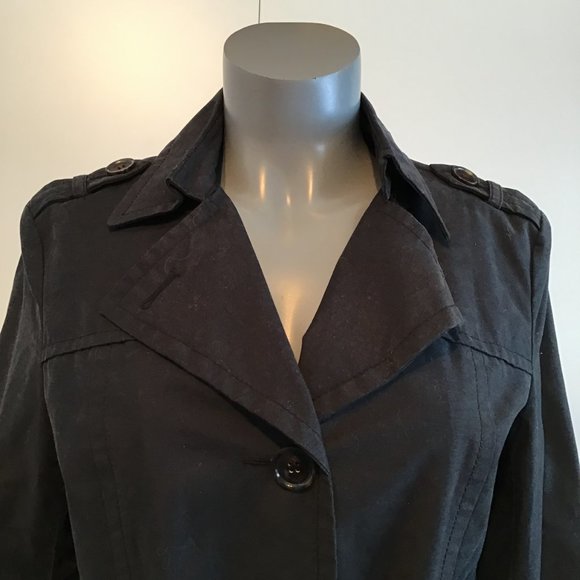 Esprit Mid Length Single Breasted Belted Trench Coat Size S - Picture 2 of 14
